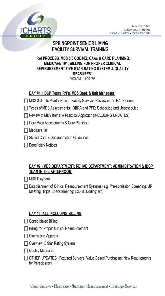 Medicare Skilled Charting Guidelines